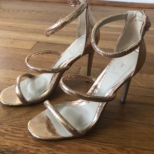 Stunning rose gold heels